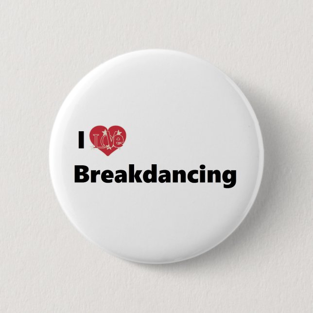 Badge Rond 5 Cm J'adore la percée (Devant)