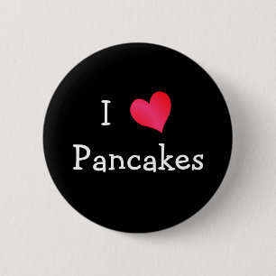 Badge Rond 5 Cm J'adore les crêpes