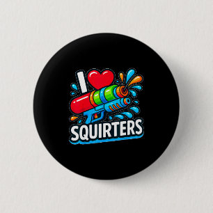 Badge Rond 5 Cm J'adore les T-shirts Sarcasques d'été Squirters.pn