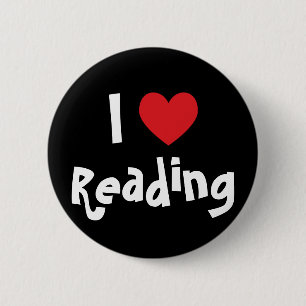 Badge Rond 5 Cm J'adore lire
