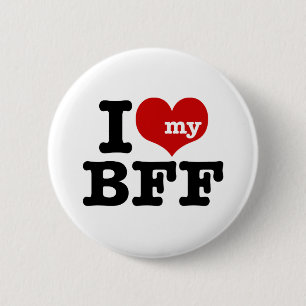 Badge Rond 5 Cm J'adore mon BFF