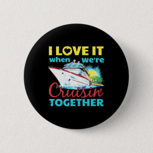 Badge Rond 5 Cm J'adore Quand On Roule Ensemble