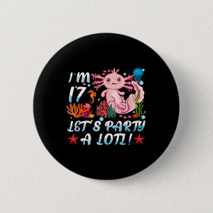 Badge Rond 5 Cm J'ai 17 ans Faisons la fête un cadeau de lotl mign