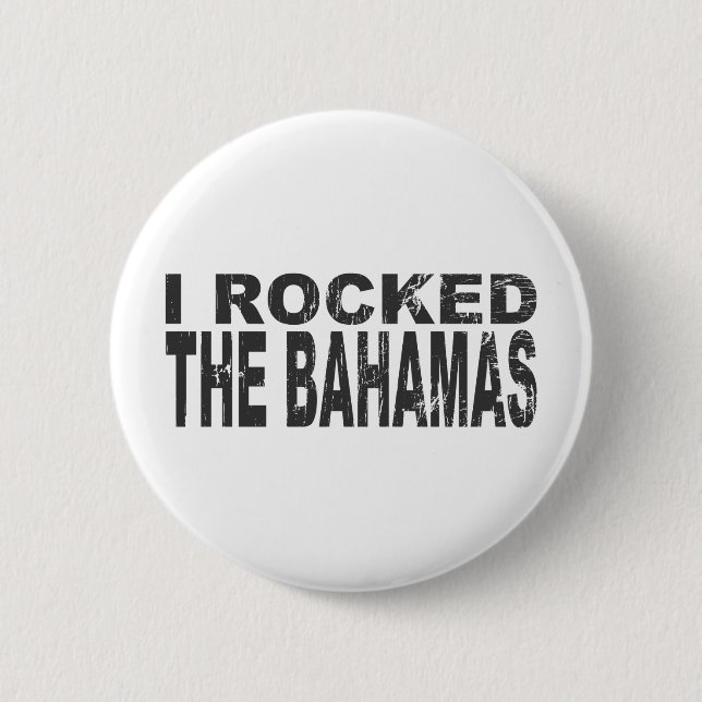 Badge Rond 5 Cm J'ai basculé les Bahamas (Devant)
