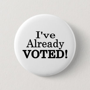 Badge Rond 5 Cm J'ai déjà voté