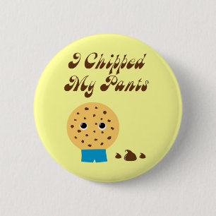 Badge Rond 5 Cm J'ai ébréché mon gâteau aux pépites de chocol