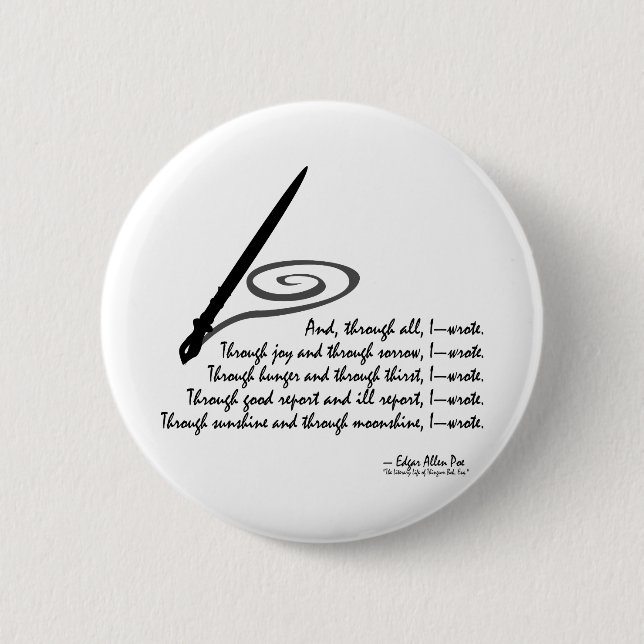 Badge Rond 5 Cm J'Ai Écrit (Devant)