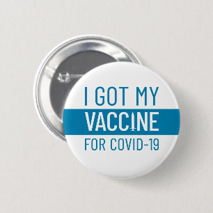 Badge Rond 5 Cm J'ai eu mon vaccin