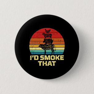 Badge Rond 5 Cm J'Ai Grillé Que Barbecue Barbecue Retro Louveur De