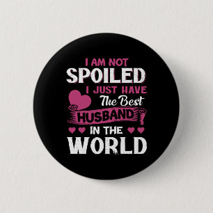 Badge Rond 5 Cm J'Ai Juste Le Meilleur Mari Au Monde