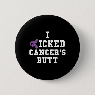 Badge Rond 5 Cm J'ai lancé la sensibilisation au cancer du col uté