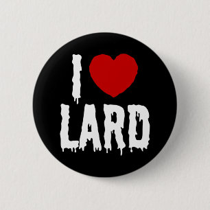 BADGE ROND 5 CM J'AI LE COEUR [AMOUR] LARD