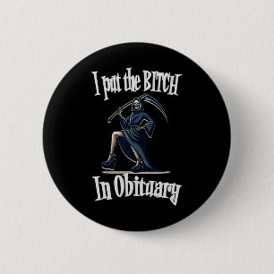 Badge Rond 5 Cm J'Ai Mis En Costume De Nécrologie Drôle Sy Hallowe