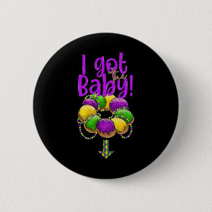 Badge Rond 5 Cm J'Ai Obtenu Le Byby Mardi Gras Mardi La Nouvelle-O