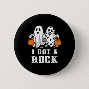 Badge Rond 5 Cm J'Ai Obtenu Rock Ghost Halloween Éffrayant Trick T