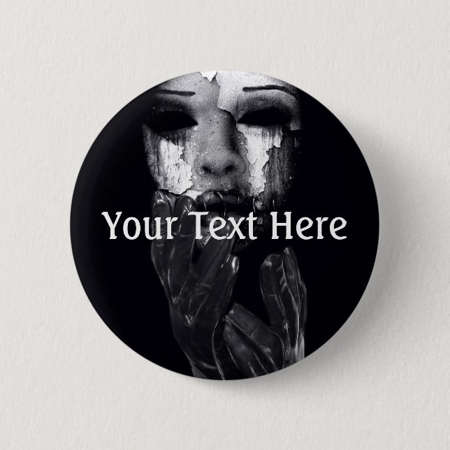 Badge Rond 5 Cm J'ai perdu mon masque (Devant)