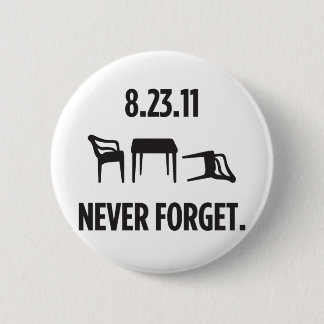 Badge Rond 5 Cm J'ai survécu au tremblement de terre de Côte Est