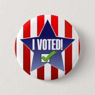 Badge Rond 5 Cm J'ai voté le Pin d'élection