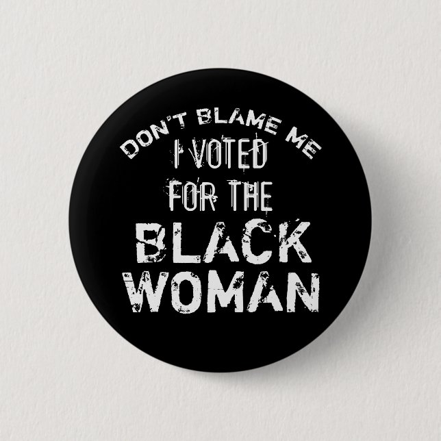 Badge Rond 5 Cm J'Ai Voté Pour Kamala Harris (Devant)