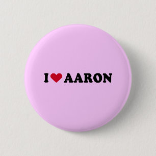 BADGE ROND 5 CM J'AIME AARON
