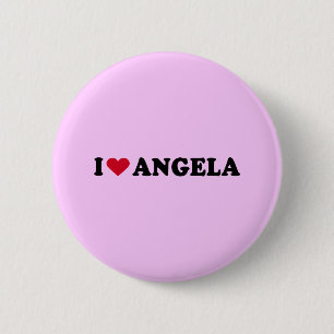 BADGE ROND 5 CM J'AIME ANGELA