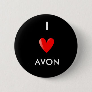 Badge Rond 5 Cm J'aime Avon