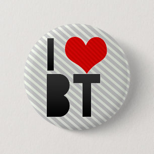 Badge Rond 5 Cm J'aime BT