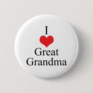 Badge Rond 5 Cm J'aime (coeur) la grande grand-maman