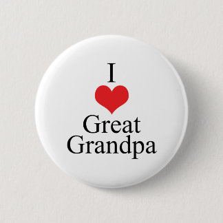 Badge Rond 5 Cm J'aime (coeur) le grand grand-papa
