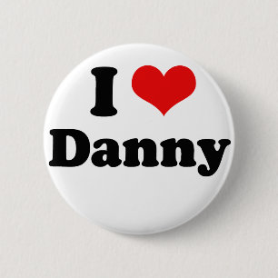 Badge Rond 5 Cm J'aime Danny Gokey