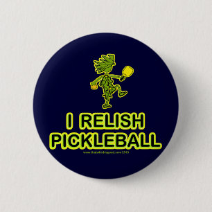 Badge Rond 5 Cm J'aime des chemises et des cadeaux de Pickleball