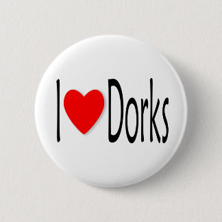 Badge Rond 5 Cm J'aime des Dorks