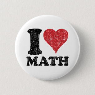 Badge Rond 5 Cm J'aime des maths
