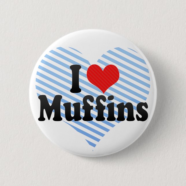 Badge Rond 5 Cm J'aime des petits pains (Devant)