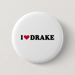 BADGE ROND 5 CM J'AIME DRAKE