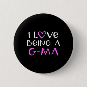 Badge Rond 5 Cm J'Aime Être Un Gma Cool Game G-ma