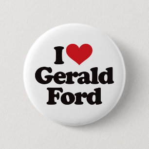 Badge Rond 5 Cm J'aime Gerald Ford