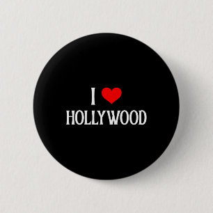 Badge Rond 5 Cm J'aime Hollywood I Heart Hollywood Voyages de Vaca