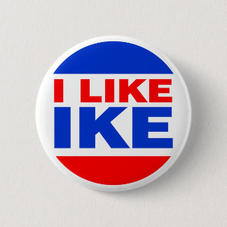 Badge Rond 5 Cm J'Aime Ike