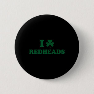 Badge Rond 5 Cm J'Aime Irlandais Redheads Boys By1