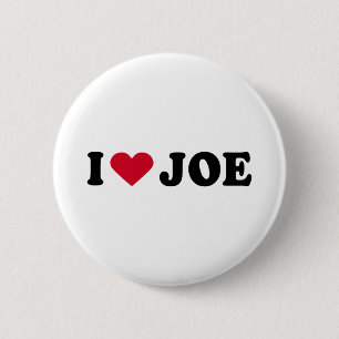 BADGE ROND 5 CM J'AIME JOE