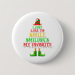 Badge Rond 5 Cm J'aime juste sourire sourire le sourire Mon Favori