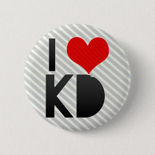 Badge Rond 5 Cm J'aime KD