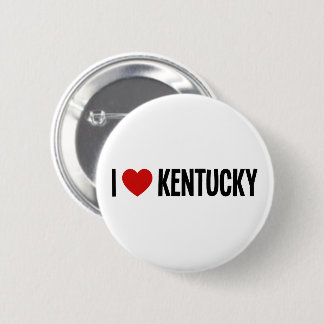Badge Rond 5 Cm J'aime Kentucky Bouton Rond