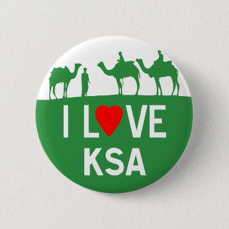 BADGE ROND 5 CM J'AIME KSA