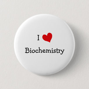 Badge Rond 5 Cm J'aime la biochimie