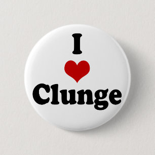 BADGE ROND 5 CM J'AIME LA CLUNGE {HEART}