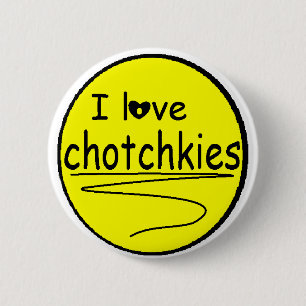 Badge Rond 5 Cm J'aime la fusée de chotchkies