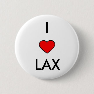 Badge Rond 5 Cm j'aime la lacrosse