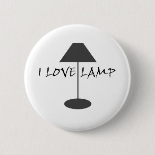 Badge Rond 5 Cm J'aime la lampe